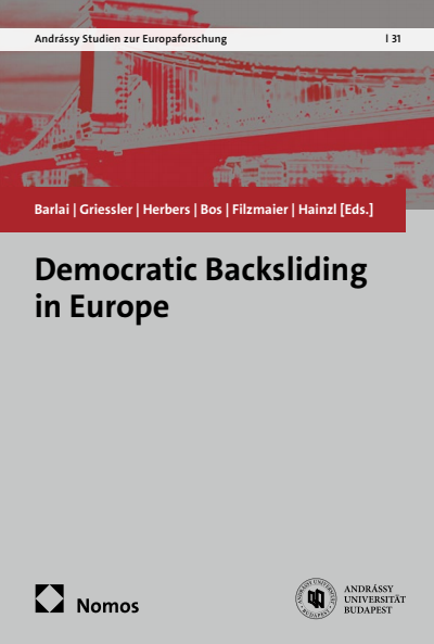 Cover des Buchs: Democratic Backsliding in Europe