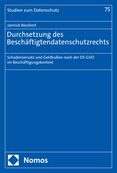 Cover des Buchs: Durchsetzung des Beschäftigtendatenschutzrechts