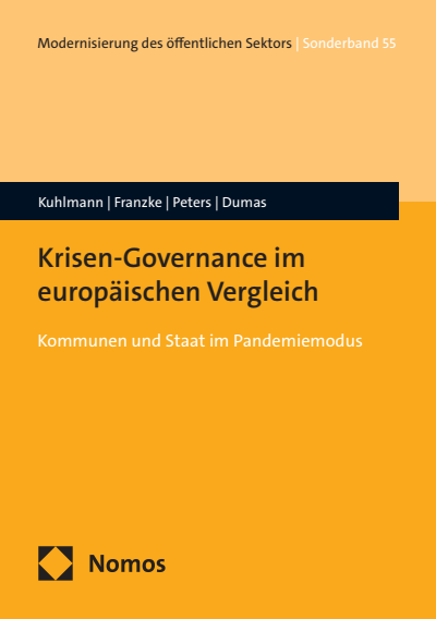 Cover des Buchs: Krisen-Governance im europäischen Vergleich