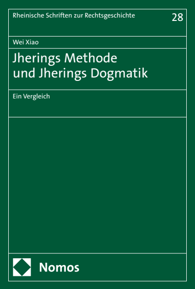 Cover des Buchs: Jherings Methode und Jherings Dogmatik