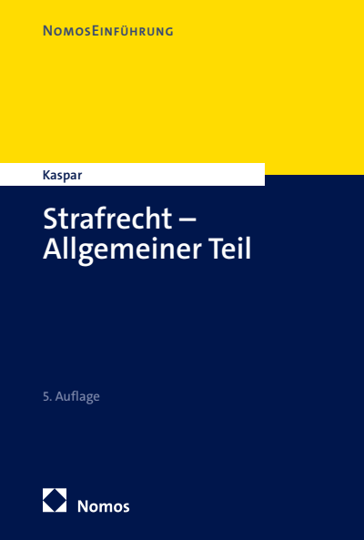Cover des Buchs: Strafrecht – Allgemeiner Teil