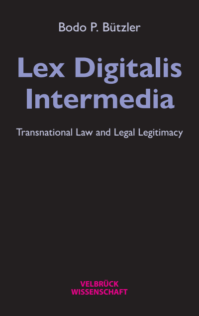Cover des Buchs: Lex Digitalis Intermedia