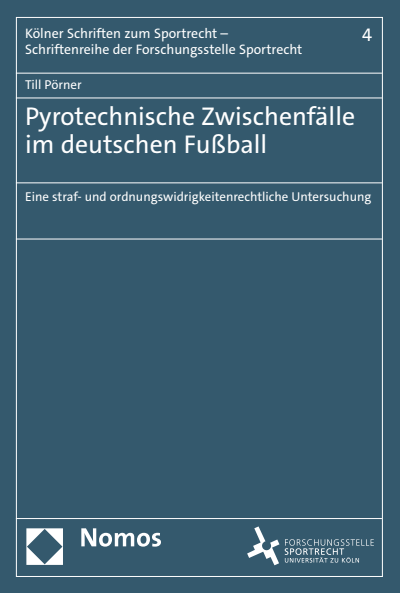 Cover of book: Pyrotechnische Zwischenfälle im deutschen Fußball