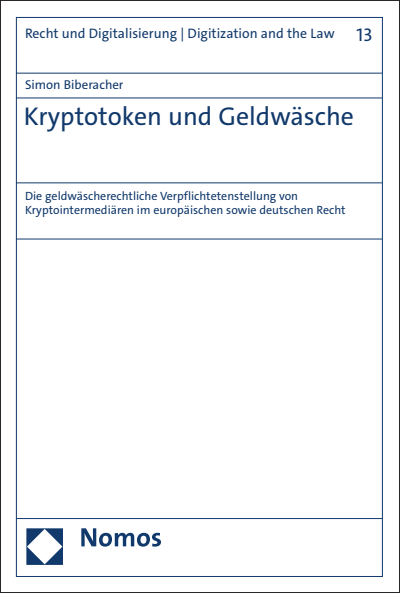 Cover of book: Kryptotoken und Geldwäsche