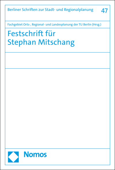 Cover des Buchs: Festschrift für Stephan Mitschang