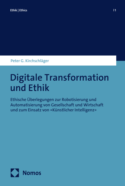 Cover des Buchs: Digitale Transformation und Ethik