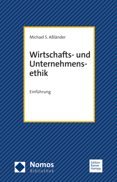 Cover des Buchs: Wirtschafts- und Unternehmensethik