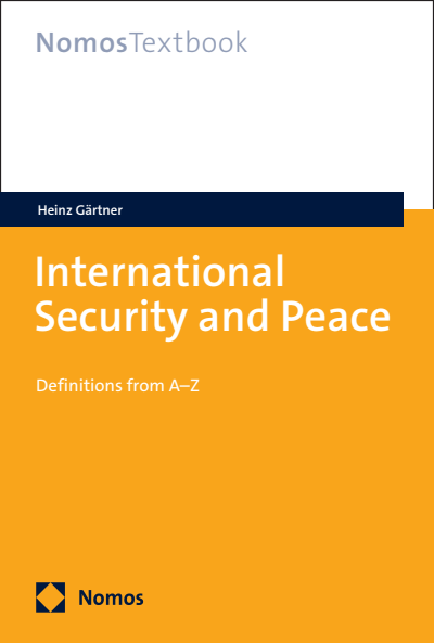 Cover des Buchs: International Security and Peace