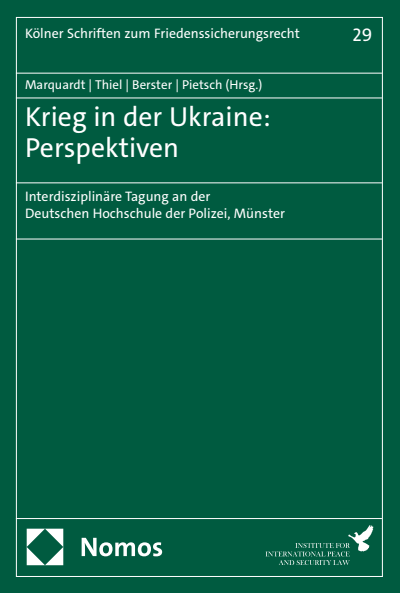 Cover des Buchs: Krieg in der Ukraine: Perspektiven