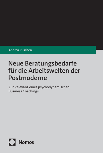 Cover des Buchs: Neue Beratungsbedarfe für die Arbeitswelten der Postmoderne