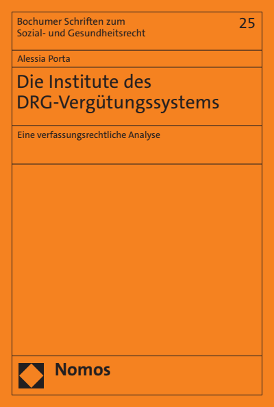Cover des Buchs: Die Institute des DRG-Vergütungssystems
