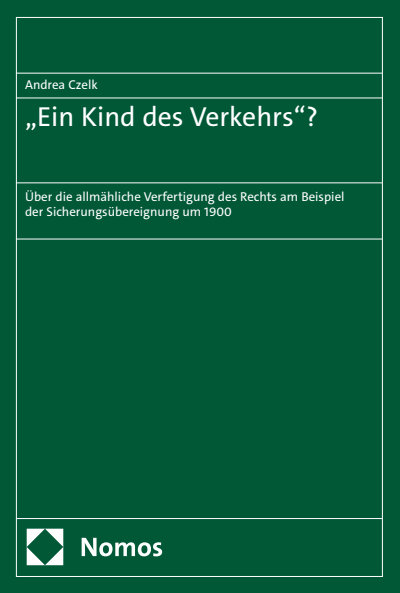 Cover of book: "Ein Kind des Verkehrs"?