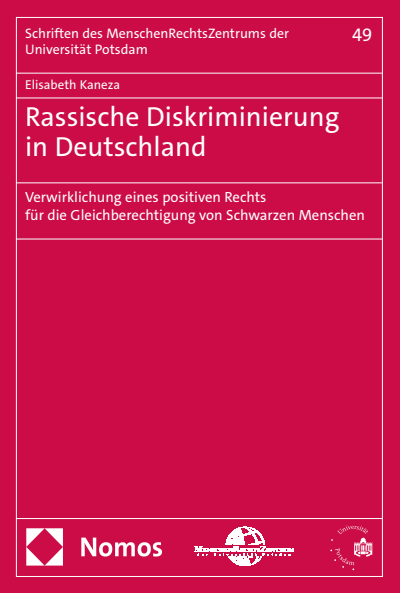 Cover des Buchs: Rassische Diskriminierung in Deutschland