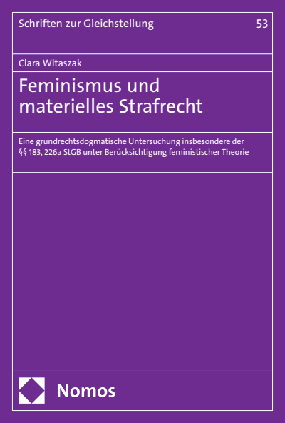 Cover des Buchs: Feminismus und materielles Strafrecht