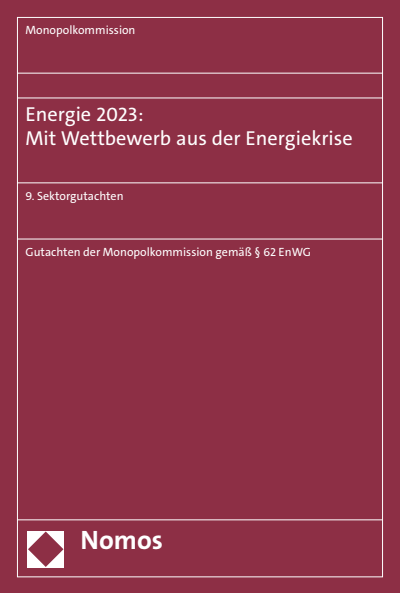Cover des Buchs: Energie 2023: Mit Wettbewerb aus der Energiekrise