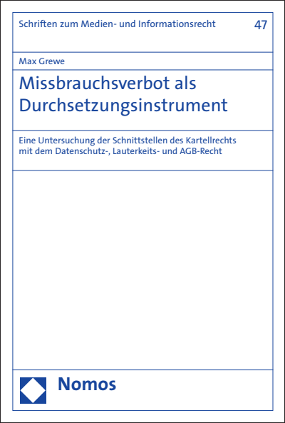 Cover des Buchs: Missbrauchsverbot als Durchsetzungsinstrument