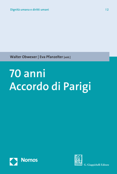 Cover des Buchs: 70 anni Accordo di Parigi