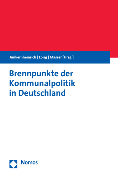 Cover des Buchs: Brennpunkte der Kommunalpolitik in Deutschland