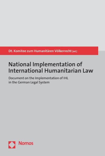 Cover of book: National Implementation of International Humanitarian Law