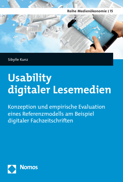 Cover of book: Usability digitaler Lesemedien