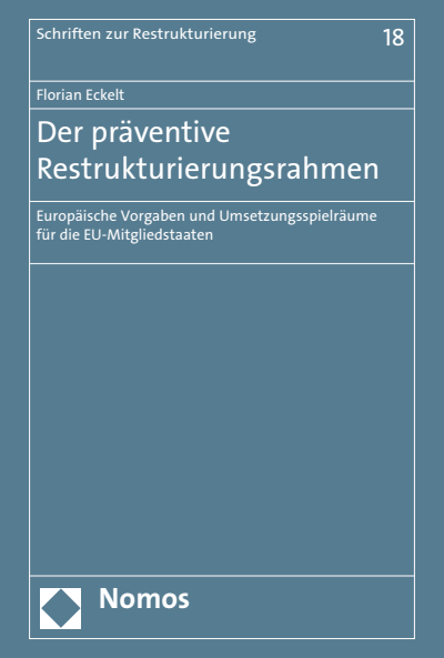 Cover des Buchs: Der präventive Restrukturierungsrahmen