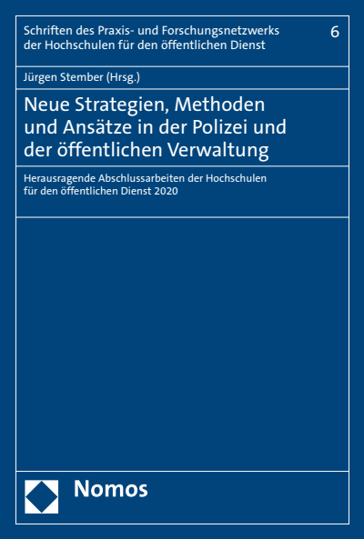 Cover des Buchs: Neue Strategien, Methoden und Ansätze in der Polizei und der öffentlichen Verwaltung