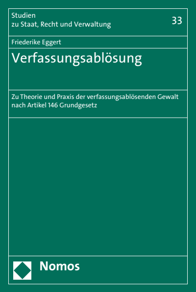 Cover des Buchs: Verfassungsablösung