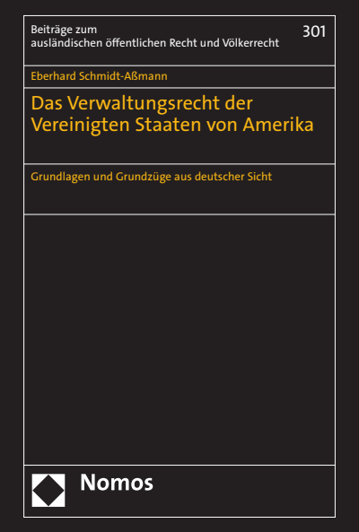 Cover of book: Das Verwaltungsrecht der Vereinigten Staaten von Amerika