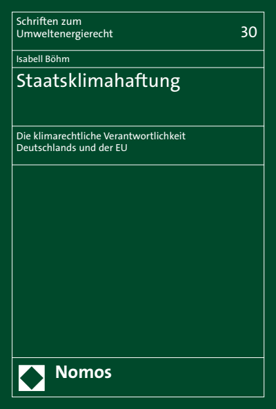 Cover of book: Staatsklimahaftung