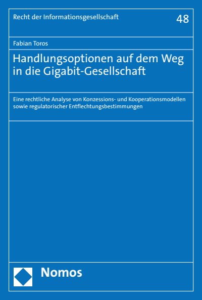 Cover of book: Handlungsoptionen auf dem Weg in die Gigabit-Gesellschaft