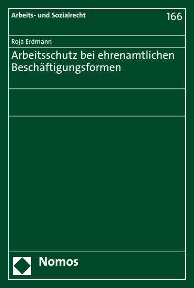 Cover of book: Arbeitsschutz bei ehrenamtlichen Beschäftigungsformen