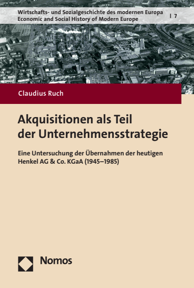 Cover des Buchs: Akquisitionen als Teil der Unternehmensstrategie