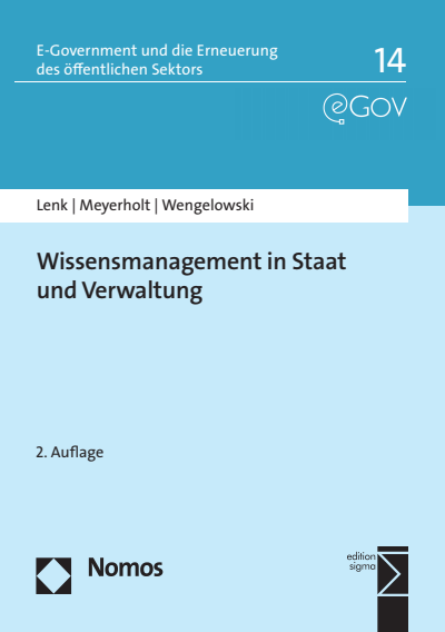 Cover des Buchs: Wissensmanagement in Staat und Verwaltung