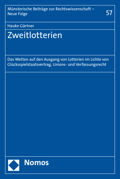 Cover of book: Zweitlotterien