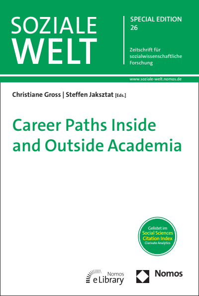 Cover des Buchs: Career Paths Inside and Outside Academia