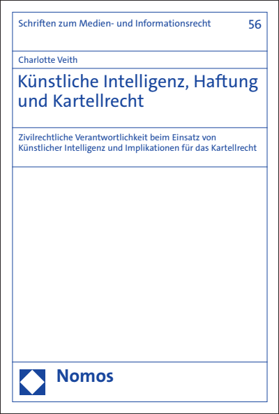 Cover des Buchs: Künstliche Intelligenz, Haftung und Kartellrecht