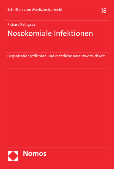 Cover des Buchs: Nosokomiale Infektionen