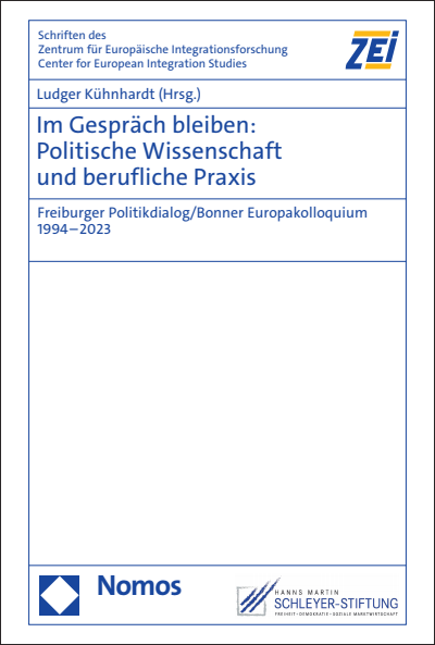 Cover of book: Im Gespräch bleiben: Politische Wissenschaft und berufliche Praxis