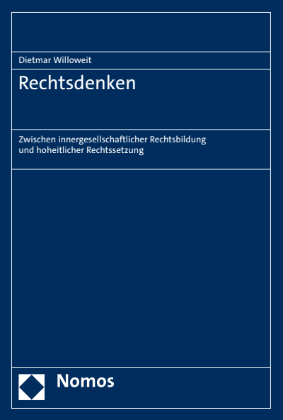 Cover des Buchs: Rechtsdenken