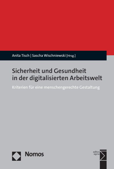 Cover des Buchs: Sicherheit und Gesundheit in der digitalisierten Arbeitswelt