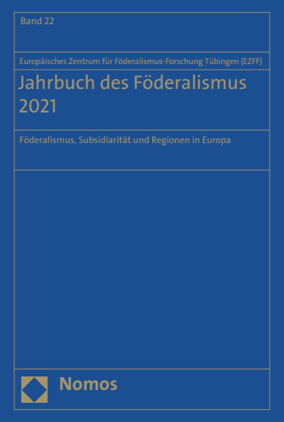 Cover des Buchs: Jahrbuch des Föderalismus 2021