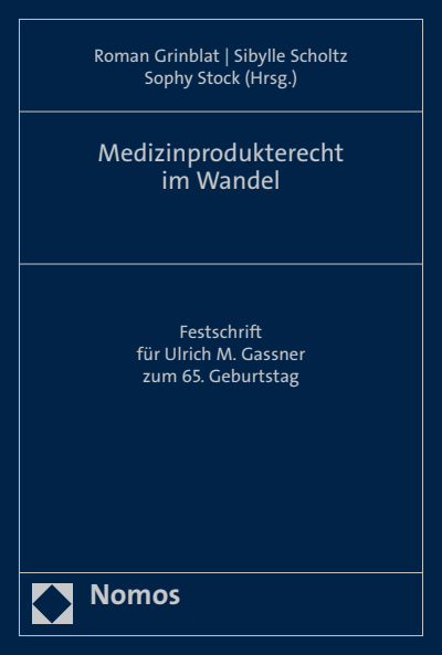 Cover des Buchs: Medizinprodukterecht im Wandel