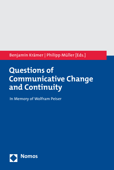 Cover des Buchs: Questions of Communicative Change and Continuity