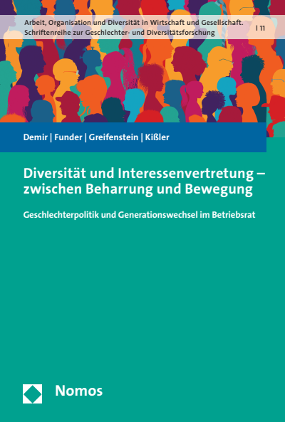 Cover des Buchs: Diversität und Interessenvertretung – zwischen Beharrung und Bewegung