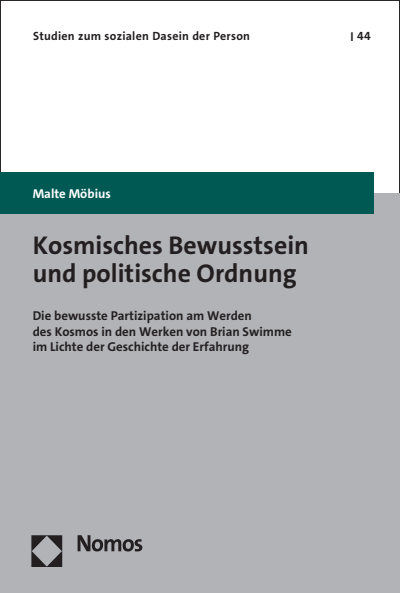 Cover des Buchs: Kosmisches Bewusstsein und politische Ordnung