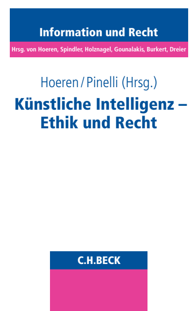 Cover des Buchs: Künstliche Intelligenz – Ethik und Recht