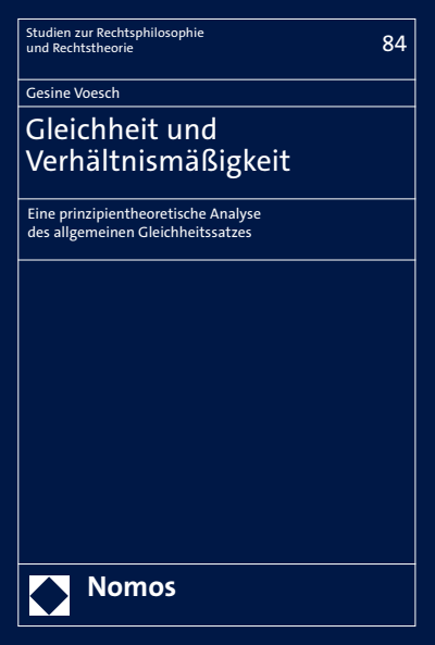 Cover des Buchs: Gleichheit und Verhältnismäßigkeit