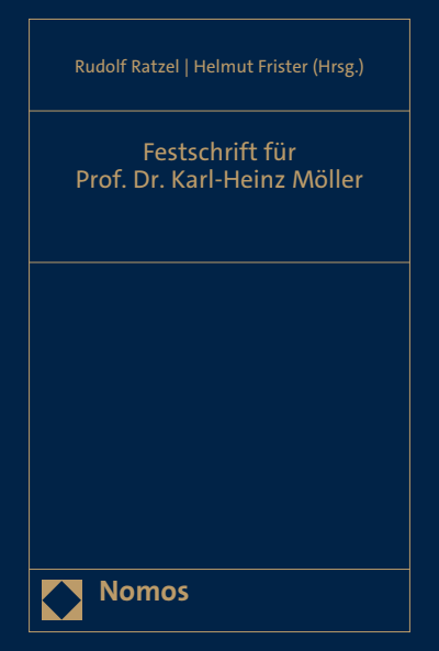 Cover des Buchs: Festschrift für Prof. Dr. Karl-Heinz Möller