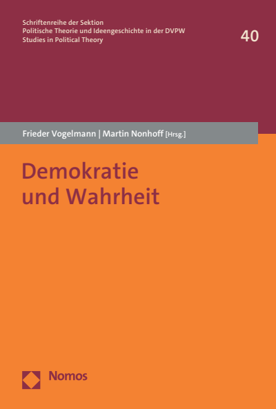 Cover des Buchs: Demokratie und Wahrheit