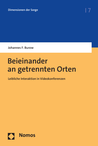 Cover des Buchs: Beieinander an getrennten Orten